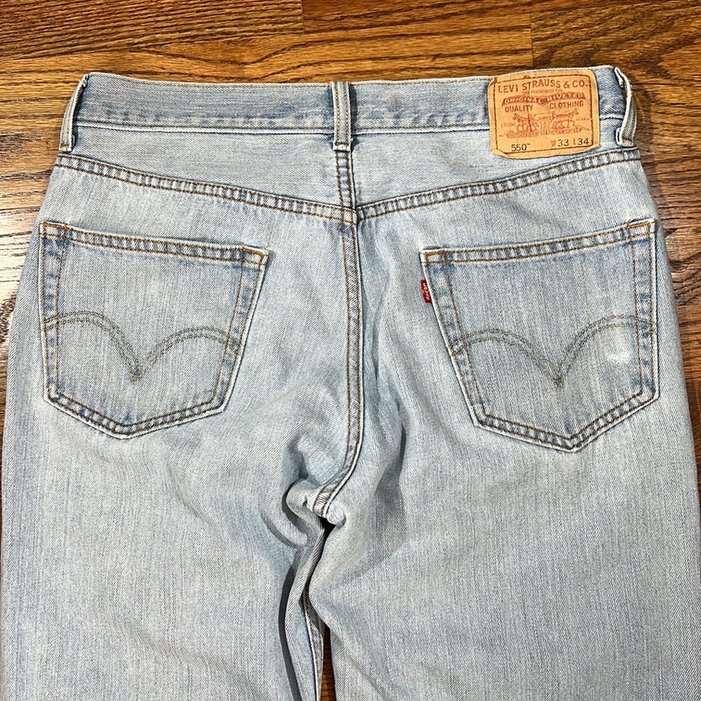 Levi’s 550 Jeans Relaxed Fit jeans, Light Wash Levi’s, Y2K